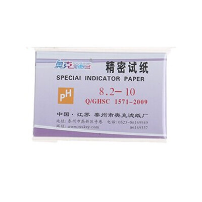 Лакмусовая бумага pH-тест 8.2-10.0 pH 80 полосок