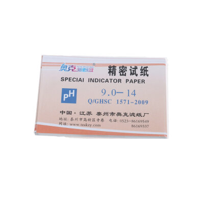 Лакмусовая бумага pH-тест 9.0-14.0 pH 80 полосок